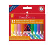 Picture of FABER CASTELL CRAYONS PLASTIC JUMBO X12